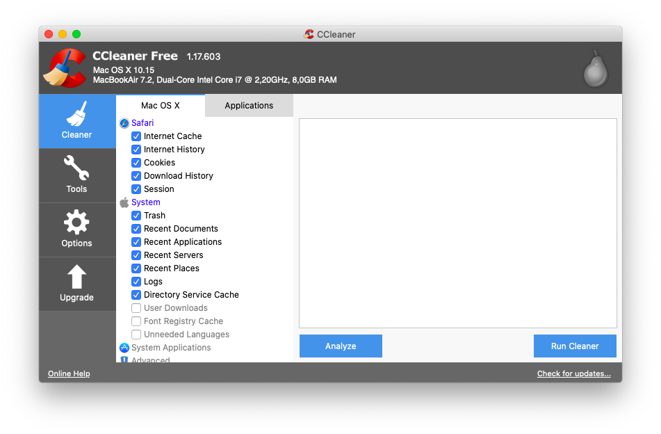 Ccleaner for mac download